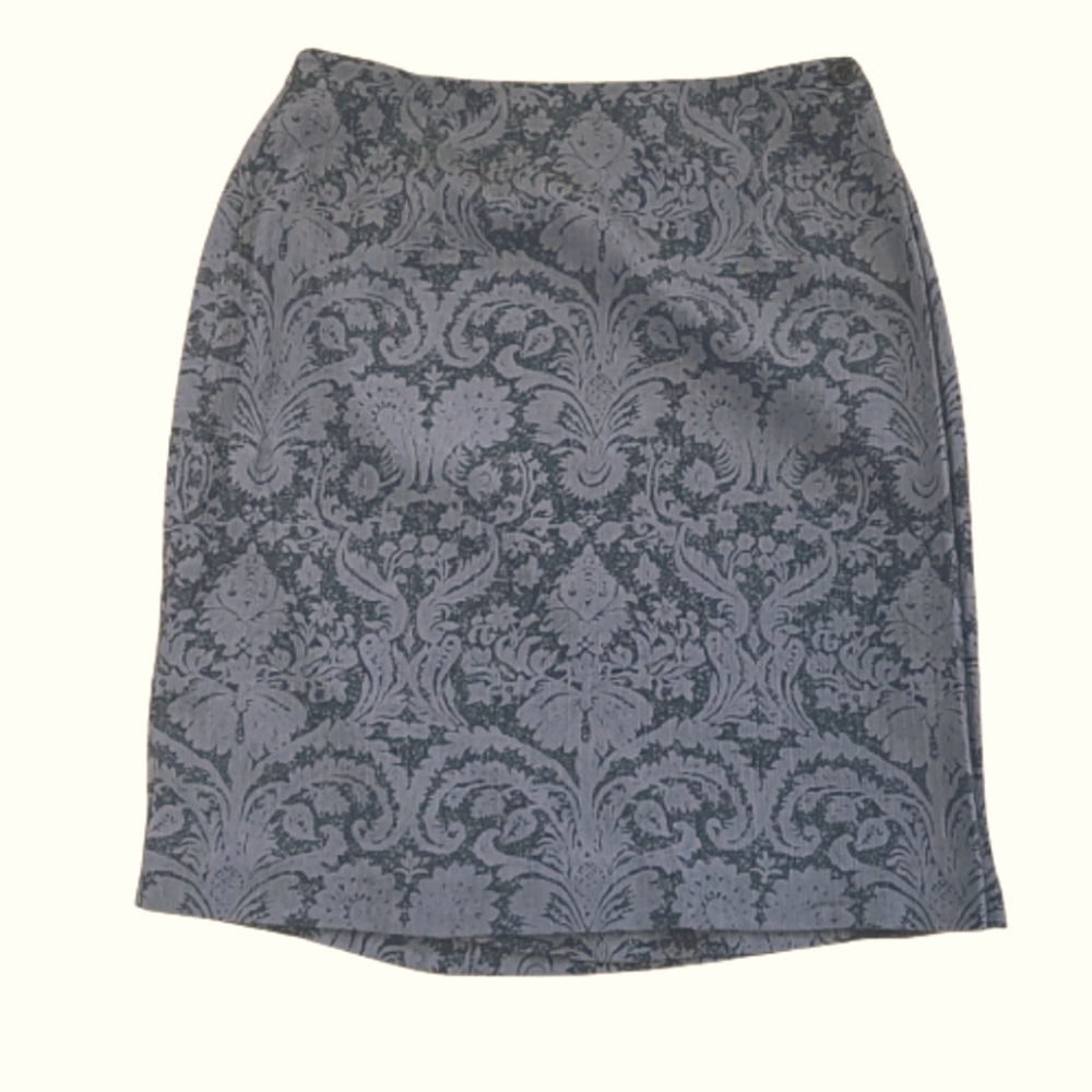 NWT vintage: Jones New York silk wrap skirt, sz6